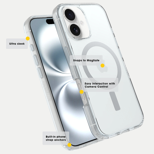 OtterBox Symmetry Series Clear Estojo para Apple Smartphone - Claro - 1 - Transparente - Resistente a quedas - Policarbona