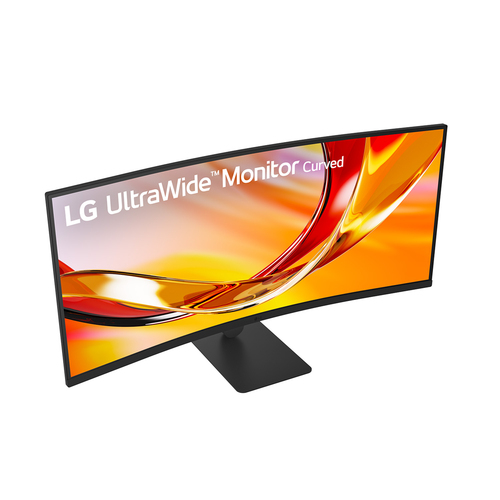 LG UltraWide U6 34U601B, 34-inch WQHD Curved (1800R) 120Hz Monitor, HDR10 & 99% sRGB AMD FreeSync™ Premium. Display diagon