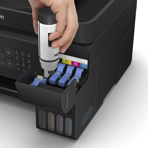 Epson ET-4800 Wireless EcoTank Inkjet Multifunction Printer - Colour - Copier/Fax/Printer/Scanner - 5760 x 1440 dpi Print 