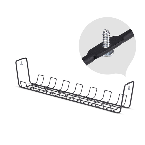 StarTech.com S1MB-DESK-CABLE-TRAY. Typ: Kabelkorb, Zweck: Tisch/Bank, Produktfarbe: Schwarz. Breite: 132,5 mm, Tiefe: 615 
