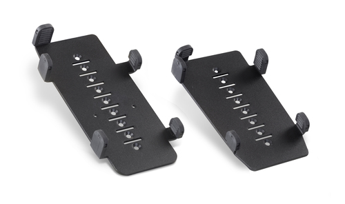 SpacePole MultiGrip Mounting Plate for Payment Terminal, Pole Mount, Credit Card Terminal - Black