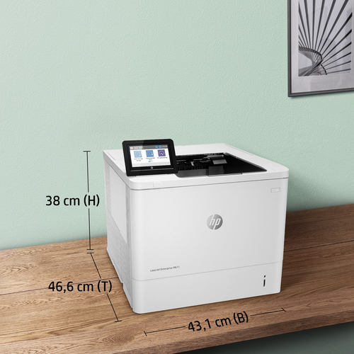 HP LaserJet Enterprise M611dn - Desktop Laserdrucker - Monochrom - 61 ppm Monodruck - 1200 x 1200 dpi Druckauflösung - Dup