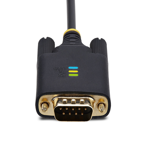 StarTech.com 1P10FFC-USB-SERIAL. Produktfarbe: Schwarz, Kabellänge: 3 m, Anschluss 1: USB Typ-A. Verpackungsbreite: 220 mm