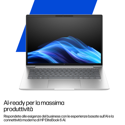 HP EliteBook 6 G1i 16 inch Notebook AI PC. Tipo di prodotto: Computer portatile, Fattore di forma: Clamshell. Famiglia pro