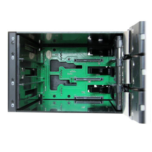 StarTech.com Drive Enclosure for 5.25" Serial Attached SCSI (SAS), SATA/600 - Serial ATA/600 Host Interface Internal - Bla