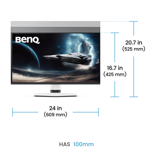 BenQ EX271QMZ 27 Zoll Klasse 4K UHD Gaming-OLED-Monitor - 16:9 Format - 68,6 cm (27 Zoll) Viewable - Quantenpunkt-OLED - 3