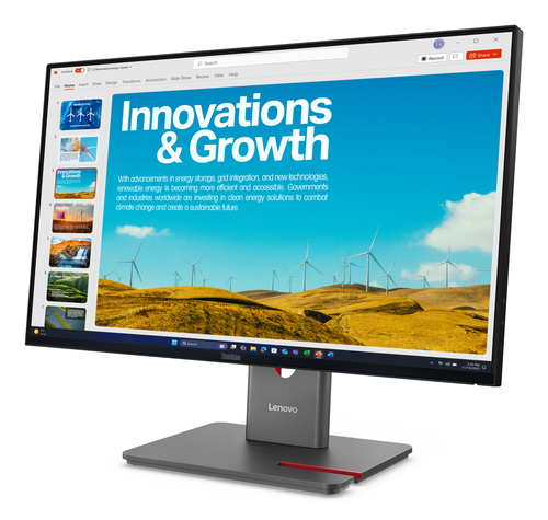 Lenovo ThinkVision P24QD-40 24" Class WQHD LED Monitor - 16:9 - Eclipse Black - 60.5 cm (23.8") Viewable - In-plane Switch