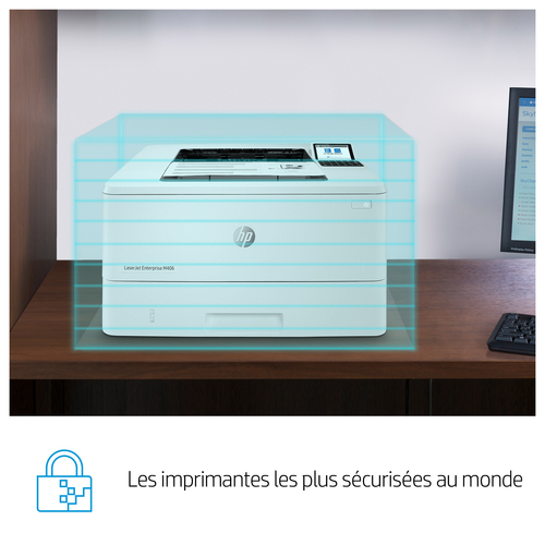 HP LaserJet Enterprise M406dn - Desktop Kabel Laserdrucker - Monochrom - 40 ppm Monodruck - 1200 x 1200 dpi Druckauflösung