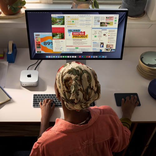 Apple Mac mini . Prozessorfamilie: Apple M, Prozessor: M6. Speicherkapazität: 16 GB. Gesamtspeicherkapazität: 256 GB, Spei