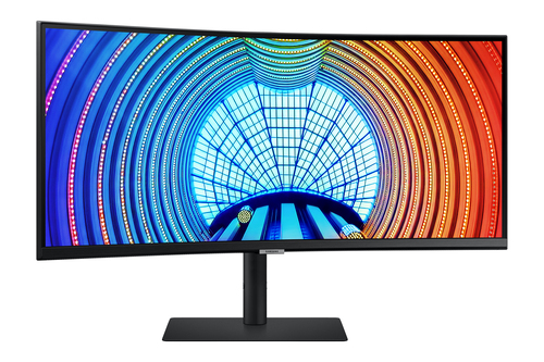 Samsung ViewFinity S6 S34A650UBU 34" Class UW-QHD Curved Screen LCD Monitor - 21:9 - Black - 86.4 cm (34") Viewable - Vert