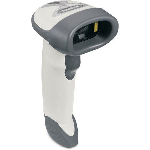 Zebra LS2208 Retail, Bildung und Erziehung Handheld Barcode-Scanner-Set - Kabel Konnektivität - Weiß - USB Kabel im Liefer
