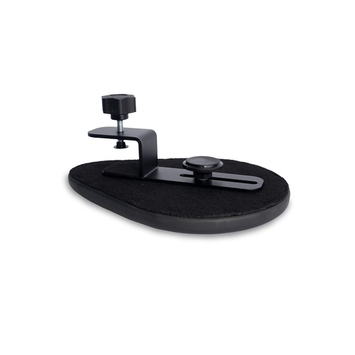 R-Go Tools Armrest R-Go split, ergonomic armrest in two parts, adjustable, symmetrical, with softfoam, black. Product colo