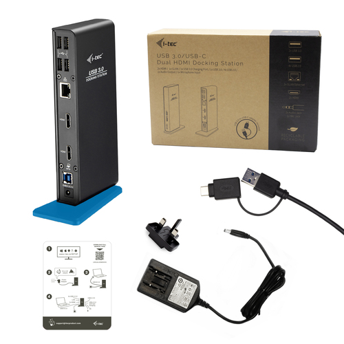 i-tec USB Type C Docking Station for Notebook, Monitor - 4 x USB 2.0 - 3 x USB 3.0 - USB Type-C - Network (RJ-45) - HDMI -