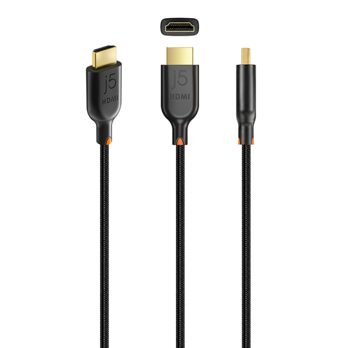 j5create JDC50L20. Comprimento do cabo: 2 m, Conetor 1: HDMI Type A (Standard), Género do conetor 1: Macho, Conetor 2: HDM