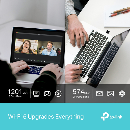 TP-Link Archer TX20U Nano AX1800 Dualband Wi-Fi Adapter für Desktop Computer - IEEE 802.11 a/b/g/n/ac/ax - USB 2.0 - 2,40 