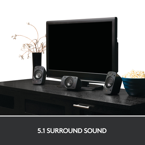 Logitech Z906 5.1 Speaker System - 500 W RMS - DTS, Dolby Digital