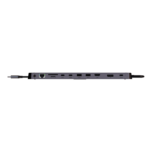 LINDY DST-Mini XT 810 USB-Typ C Docking Station für Notebook, Smartphone, Desktop-PC, Tablet-PC - Ladefunktion - Speicherk