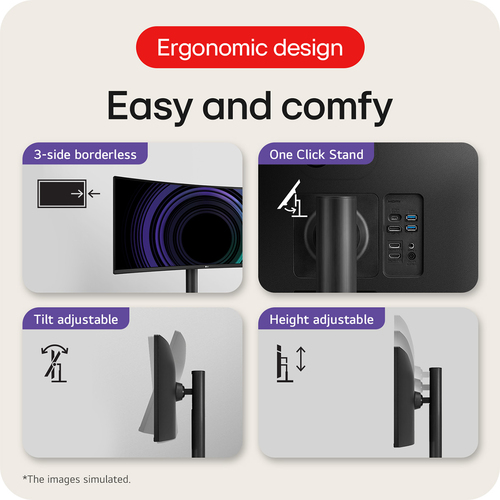 LG 34WR55QK-B. Display diagonal: 86.4 cm (34"), Display resolution: 3440 x 1440 pixels, HD type: Wide Quad HD, Response ti
