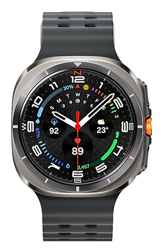Samsung Galaxy Watch Ultra SM-L705F Smart Watch - 47.40 mm Case Height - 47.10 mm Case Width - Titanium Silver Body Color 