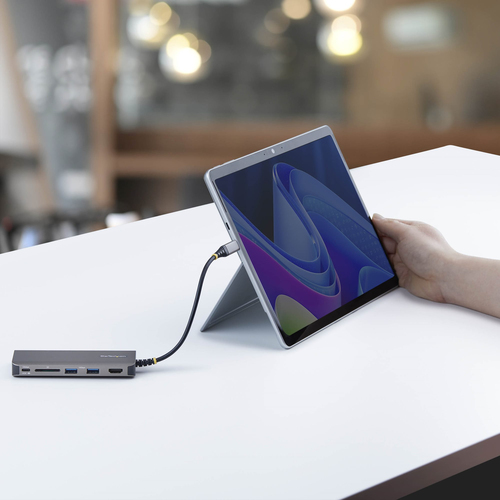 StarTech.com USB 3.2 Typ C Docking Station für Notebook, MacBook, Mobile Workstation, Festplatte, Smartphone, Tablet-PC, W