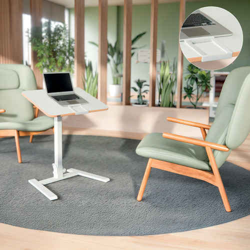 Leitz Ergo Small Foldable Sit Standing Desk. Product colour: White, Maximum weight capacity: 20 kg, Height adjustment rang