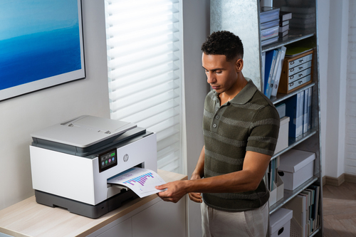 HP OfficeJet Pro 9132 Wireless All-in-One Color Printer, Two-sided printing; Copier, Scanner. Print technology: Thermal in