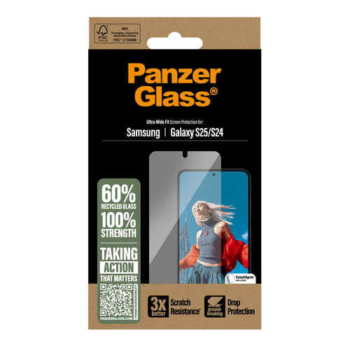 PANZERGLASS SCREEN PROTECTOR SAMSUNG GALAXY S24/S25 UWF