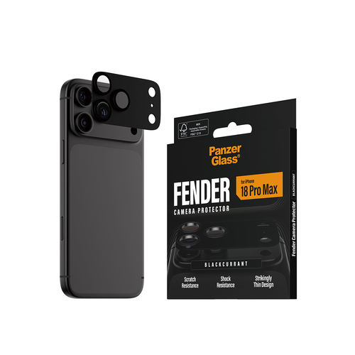 PanzerGlass Fender Kamera-Objektivschutz - Schwarz