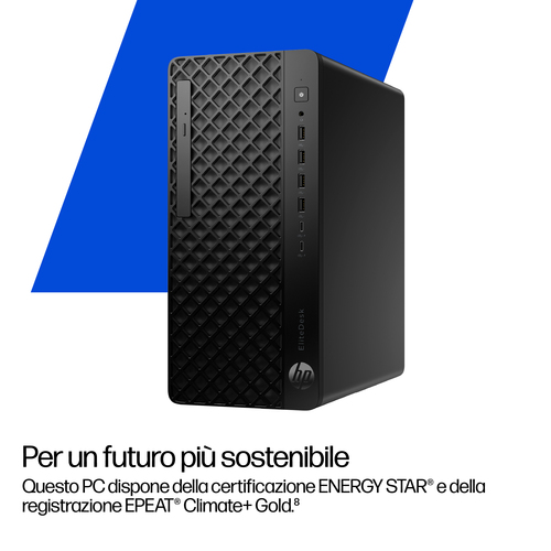 HP EliteDesk 8 SFF G1i Desktop AI PC Wolf Pro Security Edition. Famiglia processore: Intel Core Ultra 7, Modello del proce