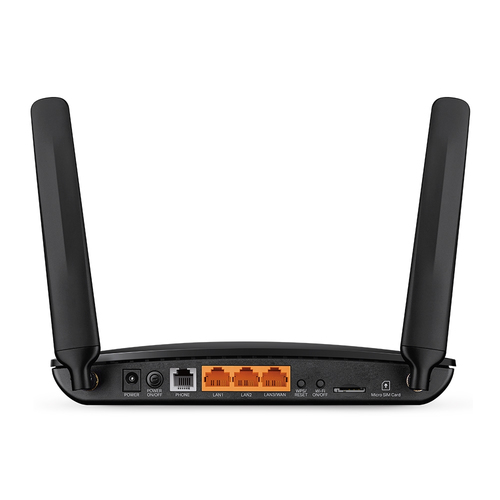 TP-Link TL-MR6500V Wi-Fi 5 IEEE 802.11ac 1 SIM Ethernet, Mobilfunk Modem/Wireless Router - 4G - LTE 2100, LTE 1800, LTE 26