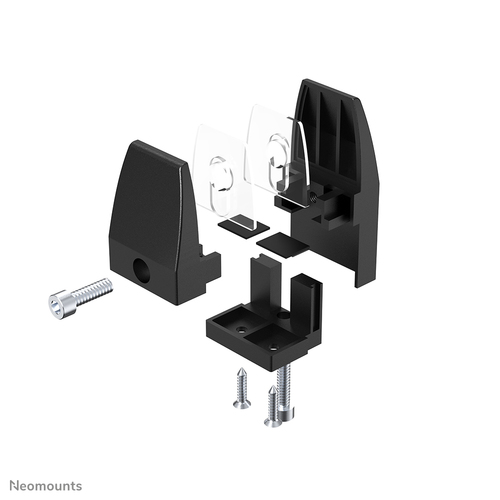 Neomounts NS-CLMP40BLACK Desk clamp set (2 pcs) - max 5 kg. Product colour: Black, Housing material: Aluminium, Maximum we