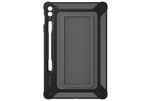 Samsung Rugged Carrying Case for 27.7 cm (10.9") Samsung Galaxy Tab S9 FE+ Tablet, Stylus - Black - Drop Resistant, Bump R