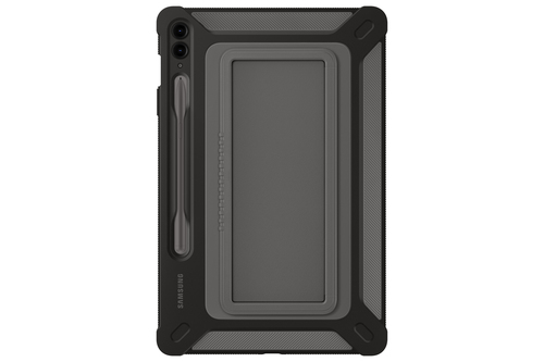 Samsung Rugged Carrying Case for 27.7 cm (10.9") Samsung Galaxy Tab S9 FE+ Tablet, Stylus - Black - Drop Resistant, Bump R