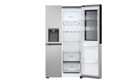 Congelatore/Freezer LG InstaView GSGV80PYLD 635 L Combinato - Installazione libera - Argento - Digital Inverter Compressor