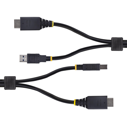 StarTech.com 10ft (3m) HDMI and USB 5Gbps KVM Cable, Up to 4K 60Hz, HDMI 2.0 and USB Combo Cable for KVM Switch - KVM cabl