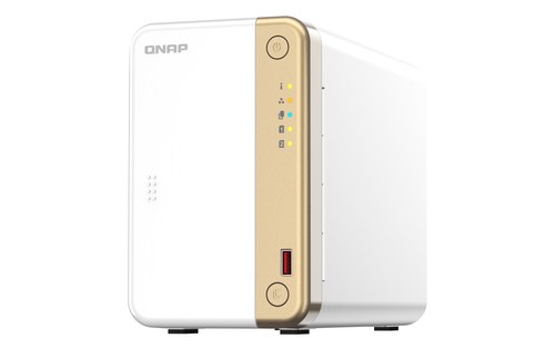 QNAP Turbo NAS TS-262-4G 2 x Total Bays SAN/NAS Storage System - 4 GB Flash Memory Capacity Celeron N4505 Dual-core (2 Cor