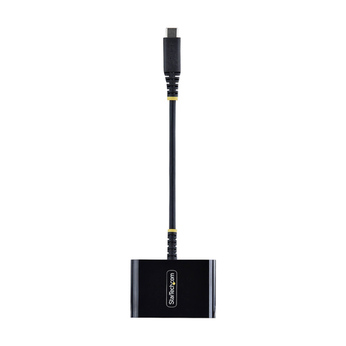 StarTech USB-C to HDMI Multiport Adapter with 140W PD Charging, 4K 60Hz HDMI, USB 5Gbps Hub, Mini Dock - Convert a single 