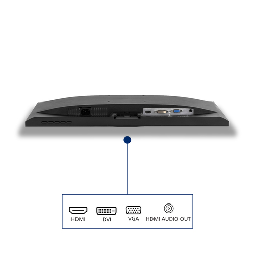 Philips V-line 243V7QDSB Full HD Monitor LCD - 16:9 - Preto - 60,5 cm (23,8") Viewable - WLED Backlight - 1920 x 1080 - 16