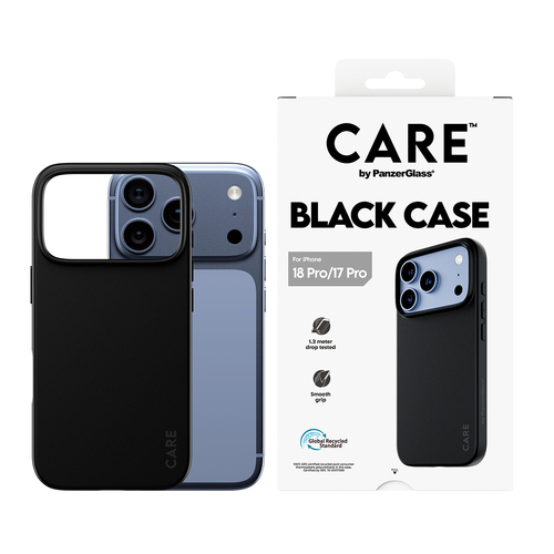 PANZERGLASS CARE CASE TPU IPHONE 17 PRO/18 PRO BLACK