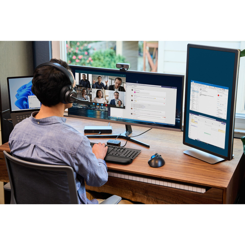 Kensington 1500109 Keyboard - Cable Connectivity - USB Interface - Black - USB Interface