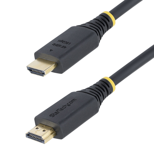 StarTech.com 30.48 cm HDMI A/V Cable - 1 - Cable for Audio/Video Device, TV, Workstation - First End: 1 x HDMI 2.0 Digital