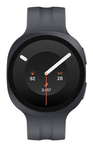 Samsung Galaxy Watch9 SM-L340 Smartwatch - 42,70 mm Case Height - 40,40 mm Case Width - Graphit Body Color - Schwarz Band 