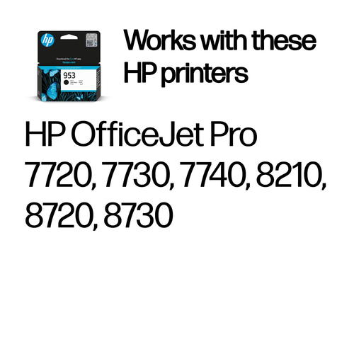 HP 953 Original Inkjet Ink Cartridge - Black Pack - 1000 Pages