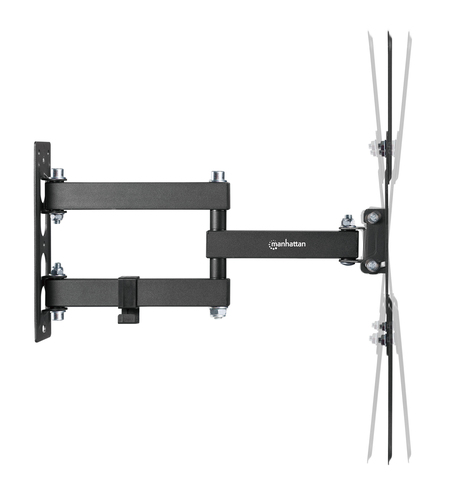 Manhattan Wall Mount for TV & Monitors (Full Motion), For screens 32"" to 55"", VESA compatability: all between 100x100mm 