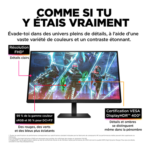 OMEN 27s 27 Zoll Klasse Full HD Gaming-LCD-Monitor - 16:9 Format - 68,6 cm (27 Zoll) Viewable - IPS-Technologie (In-Plane-