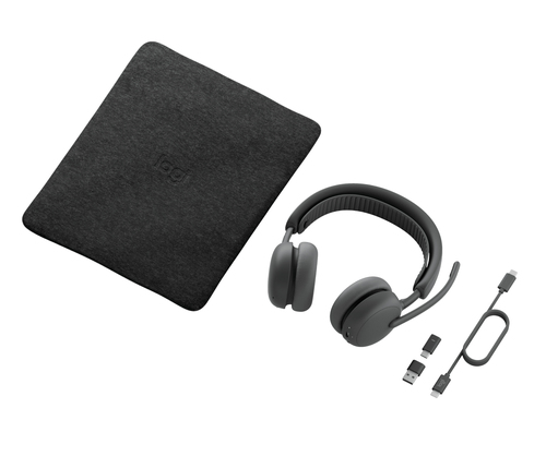 Zone Wireless 2 ES for Business, MS Teams version with Bluetooth Receiver - Graphite