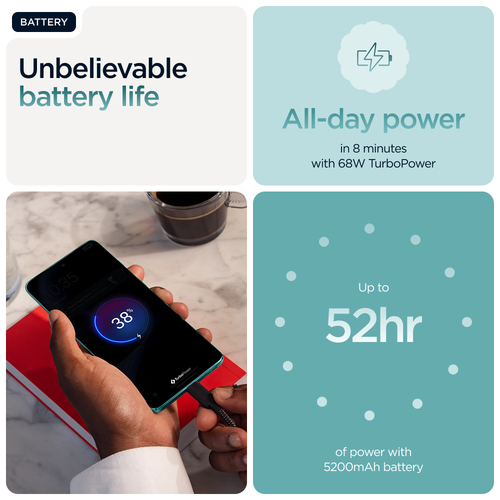 Motorola Mobility edge 60 fusion 256 GB Smartphone - 16,9 cm (6,7 Zoll) P-OLED HDR10+ 2712 x 1220 - Octa-Core (Cortex A78Q