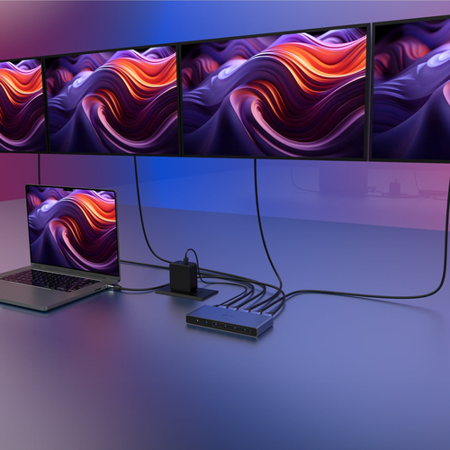 j5create JDSH814. Tipo de porta vídeo: HDMI, Saída de vídeo: 4x HDMI. Resolução Máxima: 7680 x 4320 pixels, Cor do produto