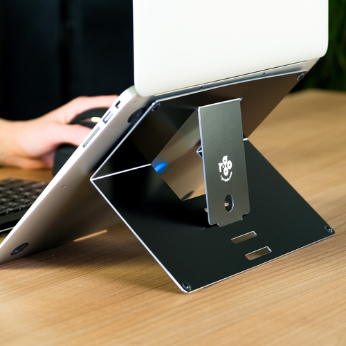 R-Go Altura ajustável Sustentação do Notebook - 25,4 cm (10") para 55,9 cm (22") Suporte de ecrã - 5 kg Capacidade de carg
