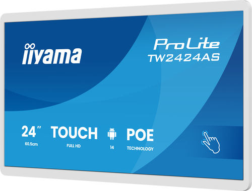 iiyama TW2424AS-W3P. Produktdesign: Interaktiver Flachbildschirm. Bildschirmdiagonale: 60,5 cm (23.8"), Bildschirmtechnolo